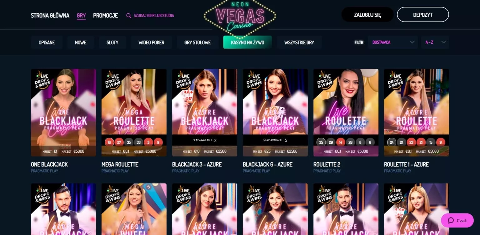 NeonVegas Casino – Try now and get €500 Welcome Bonus